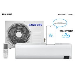 Ar Condicionado Split Inverter Samsung WindFree Connect 22000 BTUs Frio 220V AR24BVFAAWKXAZ - 7