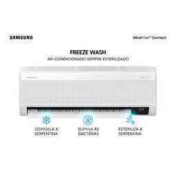 Ar Condicionado Split Inverter Samsung WindFree Connect 22000 BTUs Frio 220V AR24BVFAAWKXAZ - 14