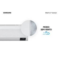 Ar Condicionado Split Inverter Samsung WindFree Connect 22000 BTUs Frio 220V AR24BVFAAWKXAZ - 12