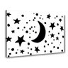 Quadro Decorativo Lua e Estrelas Minimalista - 1