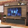 Rack com Painel TV 60" Multimóveis CR25137 Montana/Grafite - 1