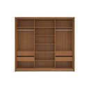Ver imagem 3 de Guarda Roupa 3 Portas de Correr e 4 Gavetas Porto Branco - Politorno
