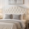Cabeceira Cama Box Queen 160 Cm Dunas Bouclé Off White - Nexta Casa - 2