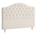 Ver imagem 1 de Cabeceira Cama Box Queen 160 Cm Dunas Bouclé Off White - Nexta Casa