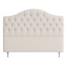 Cabeceira Cama Box Queen 160 Cm Dunas Bouclé Off White - Nexta Casa - 6