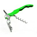 Ver imagem 3 de Saca Rolhas Vinho Garrafa Manual Tradicional Inox Verde