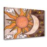 Quadro Decorativo Sol E A Lua Estilo Desenho - 1