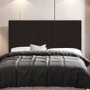 Ver imagem 2 de Cabeceira Cama Box Casal Queen Size Leiria 160cm Suede Marrom - Desk Design