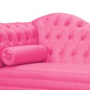 Ver imagem 2 de Divã Moderno Larissa Lado Direito Corino Cores - S.A Móveis DS Móveis Recamier Larissa Pink