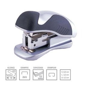 Grampeador Mini para 15 Folhas - Eagle Sertic