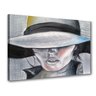 Quadro Decorativo Mulher Chapeu Moderno Quadro Top - 1