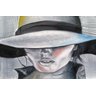 Quadro Decorativo Mulher Chapeu Moderno Quadro Top - 3