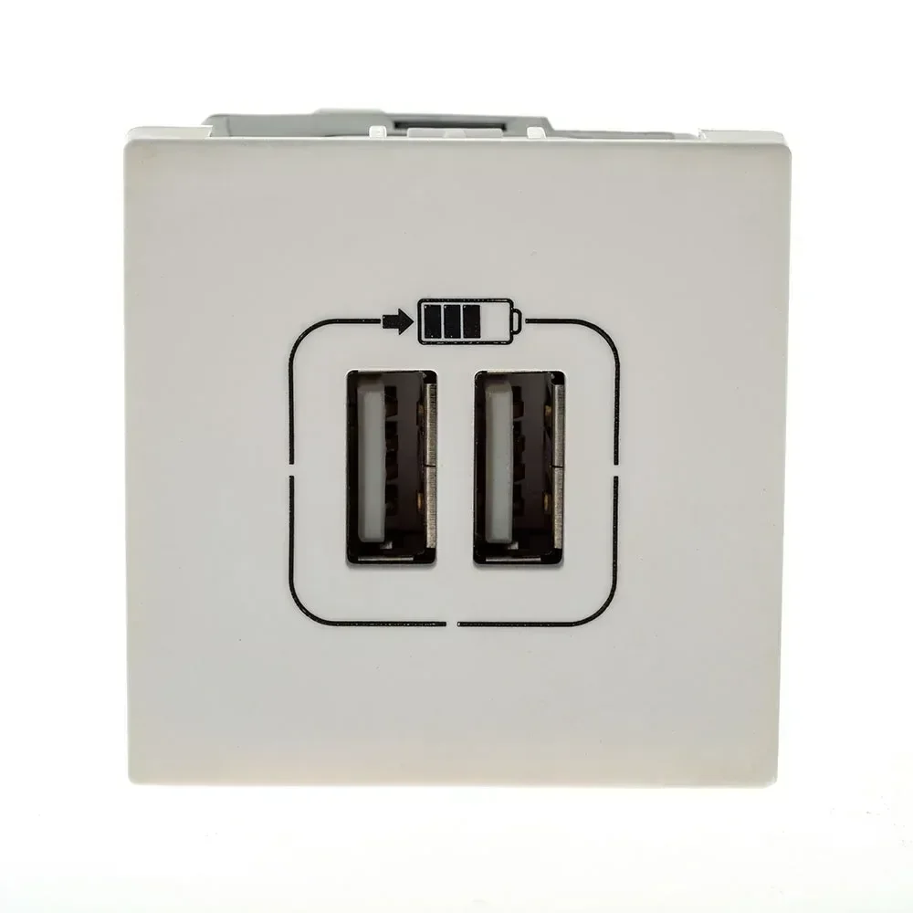 Tomada C/2 Usb 2 Mod. 2400ma Branco 615089bc Pial Plus +