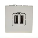 Ver imagem 1 de Tomada C/2 Usb 2 Mod. 2400ma Branco 615089bc Pial Plus +