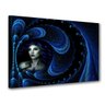 Quadro Decorativo Mulher Cabelos Do Universo Arte - 1