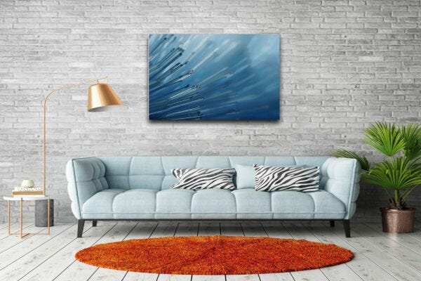Quadro Decorativo Dente De Leão Foto Proxima - 2