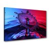 Quadro Decorativo Gota Vermelha e Azul - 1