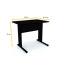 Ver imagem 2 de MESA P/ ESCRITÓRIO 92X61 PANDIN MAXXI - PRETO MX90