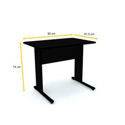 MESA P/ ESCRITÓRIO 92X61 PANDIN MAXXI - PRETO MX90 - 2