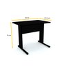 MESA P/ ESCRITÓRIO 92X61 PANDIN MAXXI - PRETO MX90 - 2