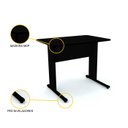 Ver imagem 3 de MESA P/ ESCRITÓRIO 92X61 PANDIN MAXXI - PRETO MX90