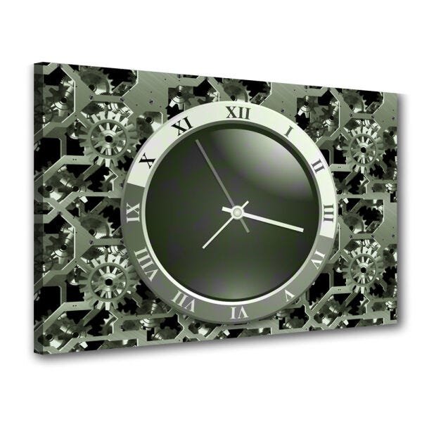 Quadro Decorativo Relógio Decoração Moderna de Sala - 1