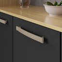 Ver imagem 4 de Cozinha Completa Luna 5 Peças I01 Carvalho Preto Clique Chique