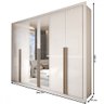 Guarda-roupa Casal Severo 6 Portas 6 Gavetas com Espelho - Panorama Móveis - 5