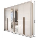 Ver imagem 6 de Guarda-roupa Casal Severo 6 Portas 6 Gavetas com Espelho - Panorama Móveis