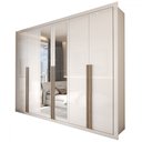 Ver imagem 4 de Guarda-roupa Casal Severo 6 Portas 6 Gavetas com Espelho - Panorama Móveis