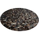 Ver imagem 1 de Tapete De Couro Redondo marrom exótico escuro 3,00 Diâmetro