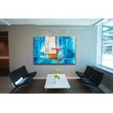 Ver imagem 2 de Quadro Decorativo Contemporaneo Pinturas Abstratas P23