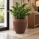 Ver imagem 4 de Vaso Egípcio para Plantas 54cm Tramontina em Polietileno Terracota Decorativo Sala Jardim Hall