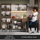 Ver imagem 6 de Armário de Cozinha Compacta 169cm Rustic Emilly Madesa 10