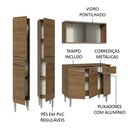 Ver imagem 5 de Armário de Cozinha Compacta 169cm Rustic Emilly Madesa 10