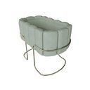 Ver imagem 5 de Berço Simples Moisés Moderno Mini Pés em Aço Criança Confortavél Quarto do Bebê New Baby Cor Verde