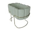 Ver imagem 5 de Berço Simples Moisés Moderno Mini Pés em Aço Criança Confortavél Quarto do Bebê New Baby Cor Verde