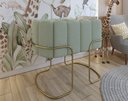 Ver imagem 3 de Berço Simples Moisés Moderno Mini Pés em Aço Criança Confortavél Quarto do Bebê New Baby Cor Verde