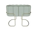 Ver imagem 6 de Berço Simples Moisés Moderno Mini Pés em Aço Criança Confortavél Quarto do Bebê New Baby Cor Verde