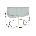Ver imagem 7 de Berço Simples Moisés Moderno Mini Pés em Aço Criança Confortavél Quarto do Bebê New Baby Cor Verde