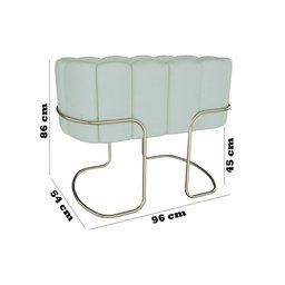 Berço Simples Moisés Moderno Mini Pés em Aço Criança Confortavél Quarto do Bebê New Baby Cor Verde - 7