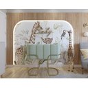 Ver imagem 2 de Berço Simples Moisés Moderno Mini Pés em Aço Criança Confortavél Quarto do Bebê New Baby Cor Verde