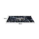 Ver imagem 3 de Pia de Cozinha 100cm Granito Preto Indiano Cuba Inox Rasa: Preto Indiano