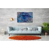 Quadro Decorativo Olho Azul Blue Abstrato Decoração Moderna - 2