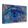 Quadro Decorativo Olho Azul Blue Abstrato Decoração Moderna - 1