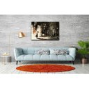 Ver imagem 2 de Quadro Decorativo Mulher Com Guarda Chuva Abstrato
