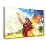 Quadro Decorativo Mulher Feliz Abstrato - 1