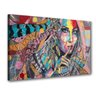 Quadro Decorativo Mulher na Parede De Murro - 1