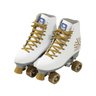 Patins Quad Retro Branco & Dourado Bel - 6