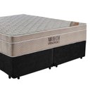 Ver imagem 5 de Cama Box Casal Suede Bipartido + Colchão Ortobom Airtech Molas Ensacadas 65x138x188 Cor:preto